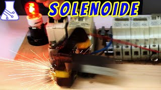 What can a solenoid do?