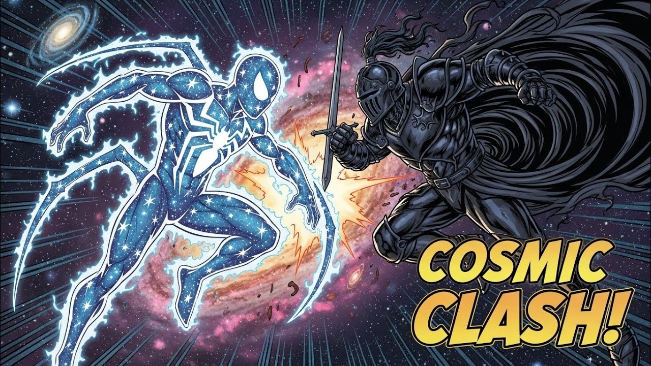 Cosmic Spider 🆚 Void Knight: Clash of the Cosmos | US Comic-Style Epic
