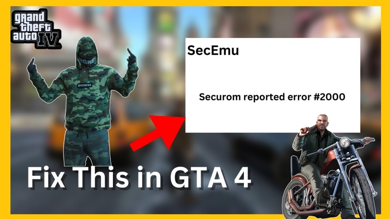 GTA IV SecuROM Error 2000 FIX | 100% Working Step-by-Step Solution (No Crack Needed)