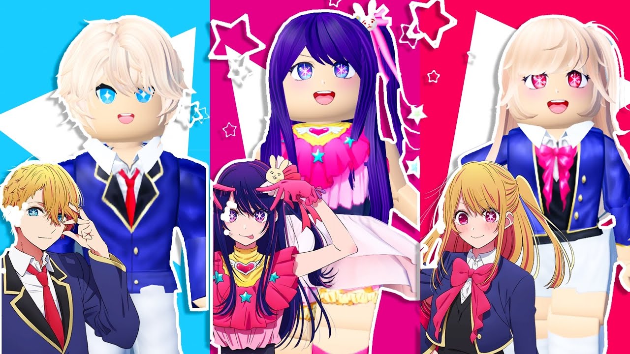 Cheap Aqua & Ruby Roblox Outfits: New Oshi no ko UGC