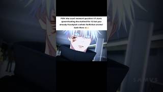 It's time to skedaddle back😭🥀 #anime #satorugojou #samvs #jjk #jujustukaisen #memes #relatable