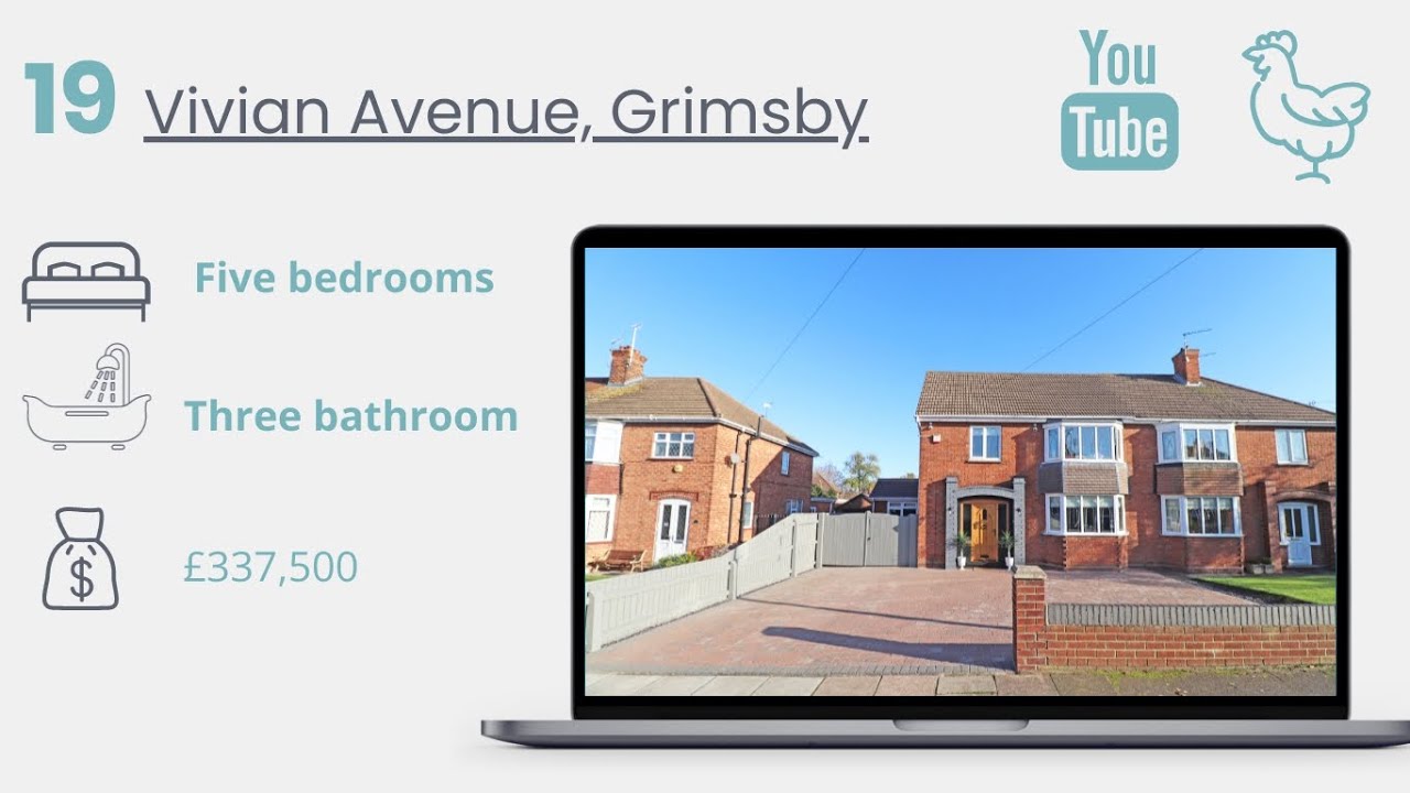 19 Vivian Avenue, Grimsby House tour Roost Estate Agents YouTube
