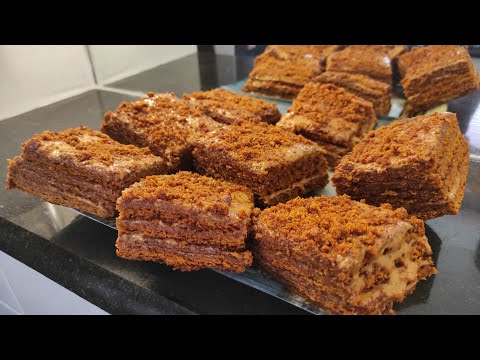 Медовик за 30 минут без раскатки коржей! | Идеальный рецепт!