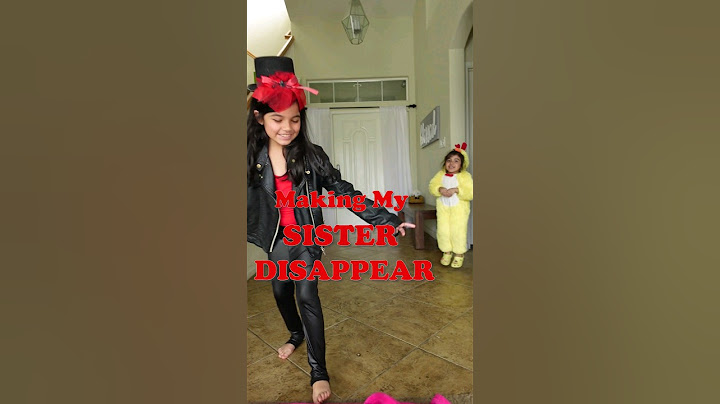 The Best Magic Trick Ever 😂 Making My Sister Disappear #shorts #viral #comedy #funny #magic