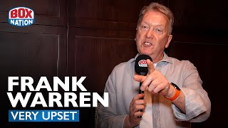 'YOU WILL REGRET THIS!'  Frank Warren Brutal Warning To Anthony Yarde