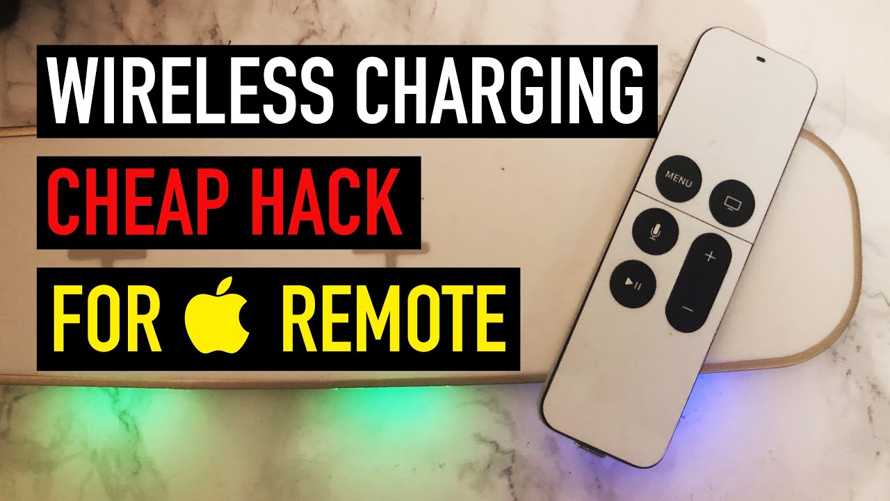 How charge your Apple TV Remote YouTube