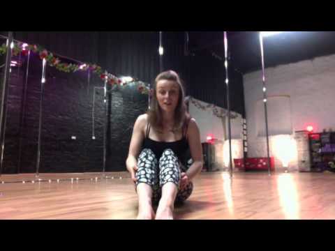 Floor Pirouette (part 1) - A Pole Dance Tutorial By Irish Pole Dance Academy
