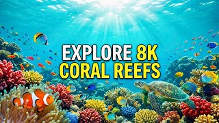 Journey Into the Underwater World | 8K ULTRA HD Marine Life and Coral Reefs #8k