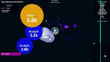 Agar.io - Fast Duo Server Takeover #4