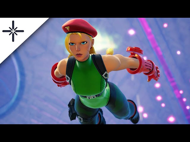 Cammy Skin All Edit Styles Showcase - Fortnite X Street Fighter