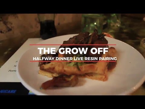 The Grow-Off California halfway dinner party and live resin pairing