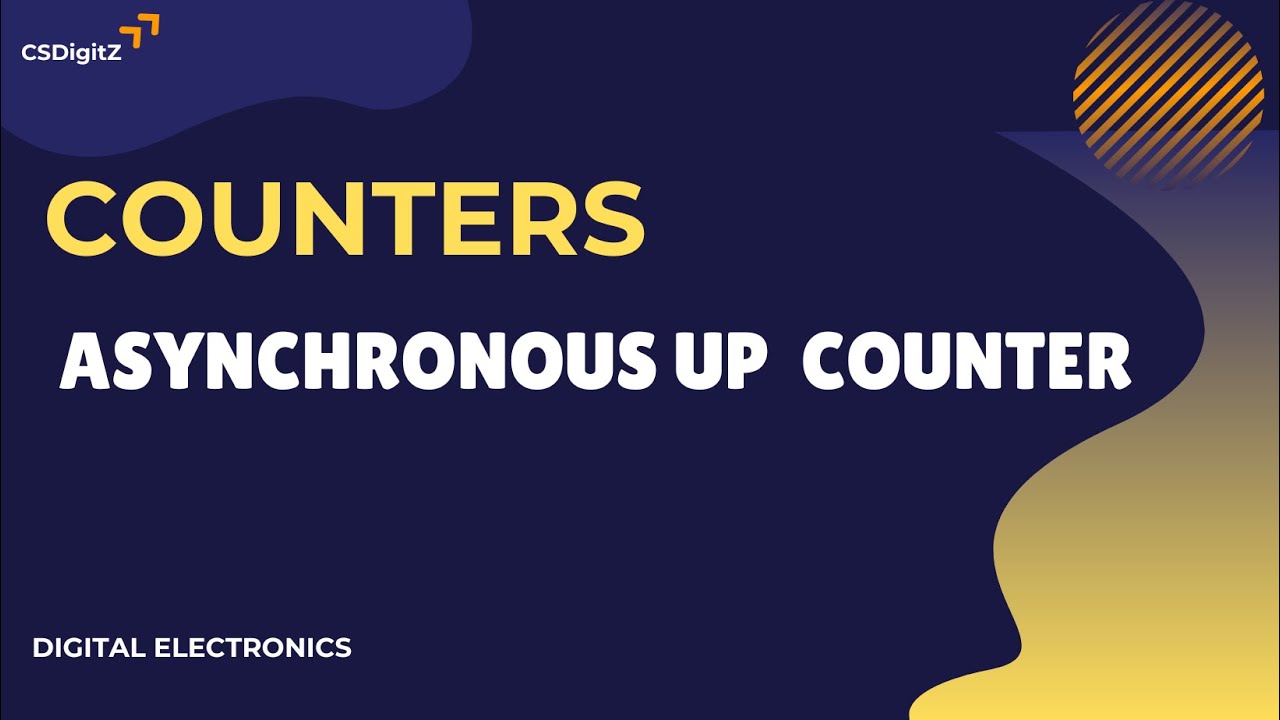 Asynchronous UP Counter|Digital Electronics|Integrated Msc Computer Science