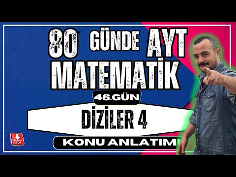 🟥Diziler 5✅ Aritmetik Dizi |80 Günde AYT Matematik |AYT Matematik Kampı