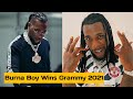 Burna Boy Wins Grammy Awards 2021