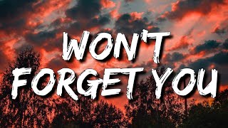 SHOUSE - Won&#39;t Forget You (Lyrics) [4k]