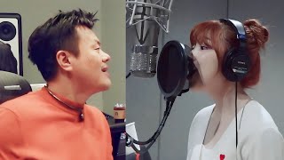 NiziU 니쥬 「HEARTRIS」Recording and Vocal Teaching with JYP Behind The Scenes | Review