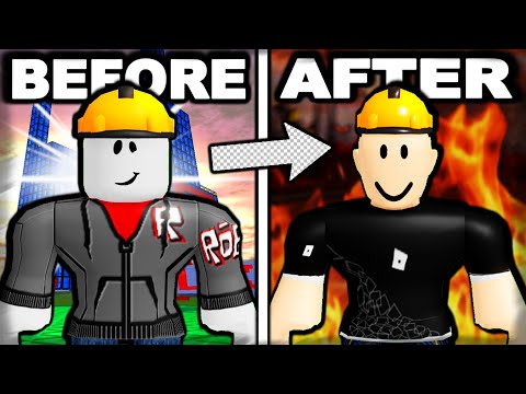 How to make builderman roblox skin for free 