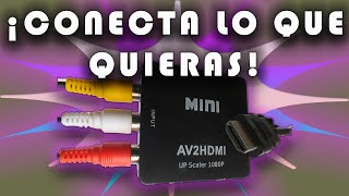 ¡El aparato que conecta todo lo que sea AV o RCA al televisor!