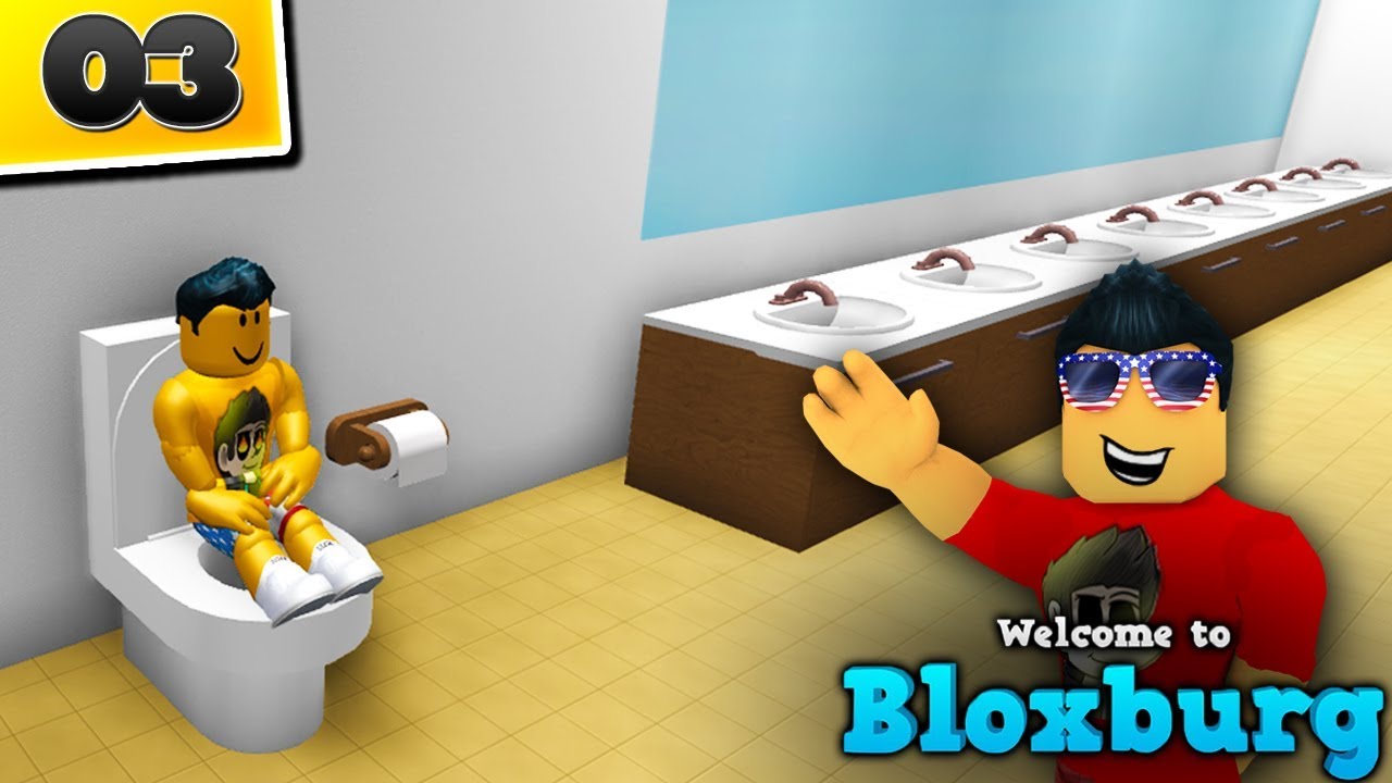 My Real Life Bathroom In Welcome To Bloxburg 3 Roblox Youtube - roblox welcome to bloxburg bathroom