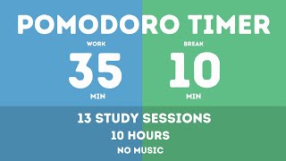 Celebrity 35 / 10  Pomodoro Timer - 10 hours study || No music - Study for dreams - Deep focus - Study timer Net Worth