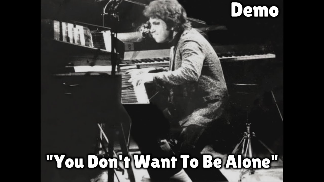 Billy Joel: I Don't Want To Be Alone (DEMO) - YouTube