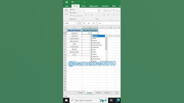 Trick to Find Month Serial Number #excelforjob #excelhacks #exceltricksandtips @LearnExcel0810