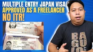 How to apply Japan Multiple Entry Visa as a Freelancer NO ITR in 2024! | Japan Visa For Freelancer
