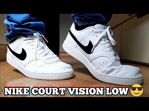 Unboxing Tênis Nike Court Vision Low Branco + Preto | Comprado Na ...