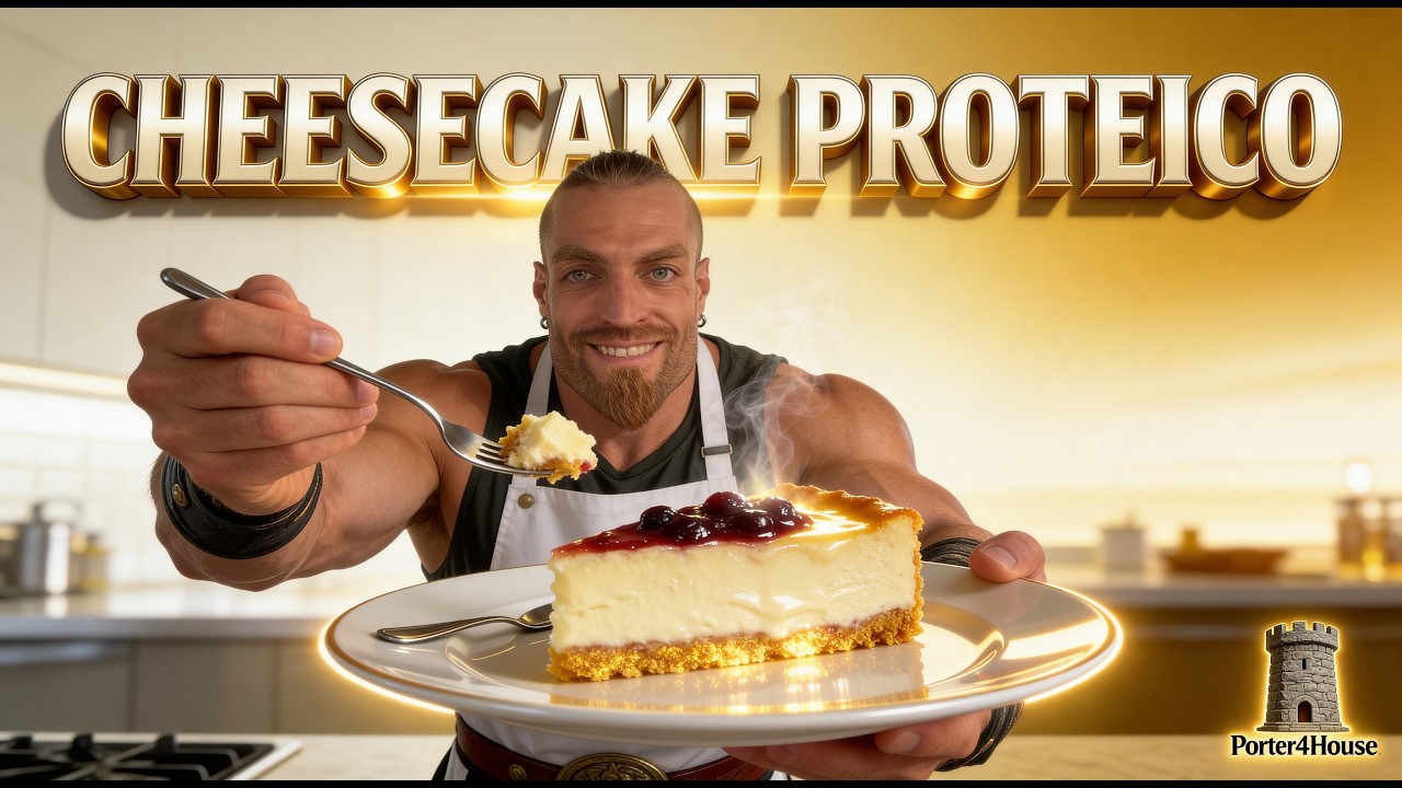 Cheesecake proteico con mermelada casera | Más ligero, más proteína, igual de bestia