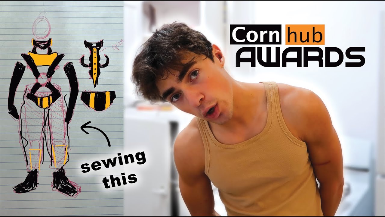 Шью свой наряд для премии CORN HUB AWARDS