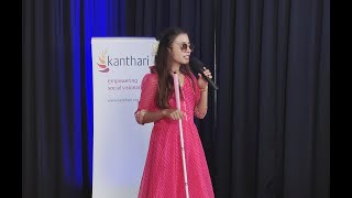 Blindness Wasnt The Problemsociety Was Sristi K.c. Nepal - Blind Rocks Kanthari Talks