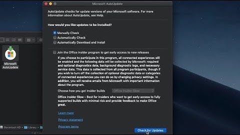 How to Delete or Manage Microsoft Autoupdate from a Mac