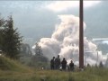 Trojan nuclear power planet cooling tower implosion, OR, 2006-05-21