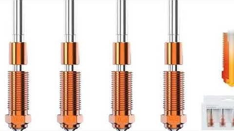 Creality K1C Nozzle Unicorn Quick Swap Nozzle Kit High Flow All-metal Integrated Tri-metal Nozzle fo