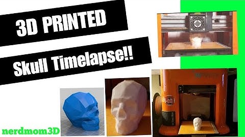 3D PRINTED SKULL TIMELAPSE #3dprinting