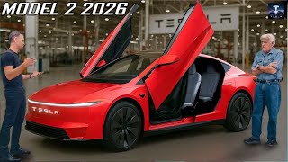 Elon Musk Stuns the Masses with Q2 Production for the 2026 Tesla Model 2 in the U.S. Market.