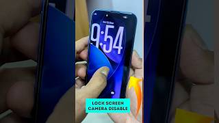 Disable Lock Screen Camera Swipe on iPhone 🔒 Hidden Trick#Shorts #YoutubeShorts #IphoneTrick #IOS26