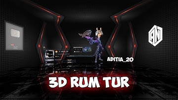 3D ROOM TOUR MOBILE LEGENDS | ALIGHT MOTION | NODE VIDEO FYP TIK TOK
