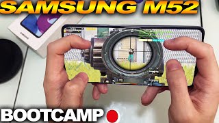 120 HZ!! SAMSUNG M52 BOOTCAMP FPS TEST - PUBG MOBILE