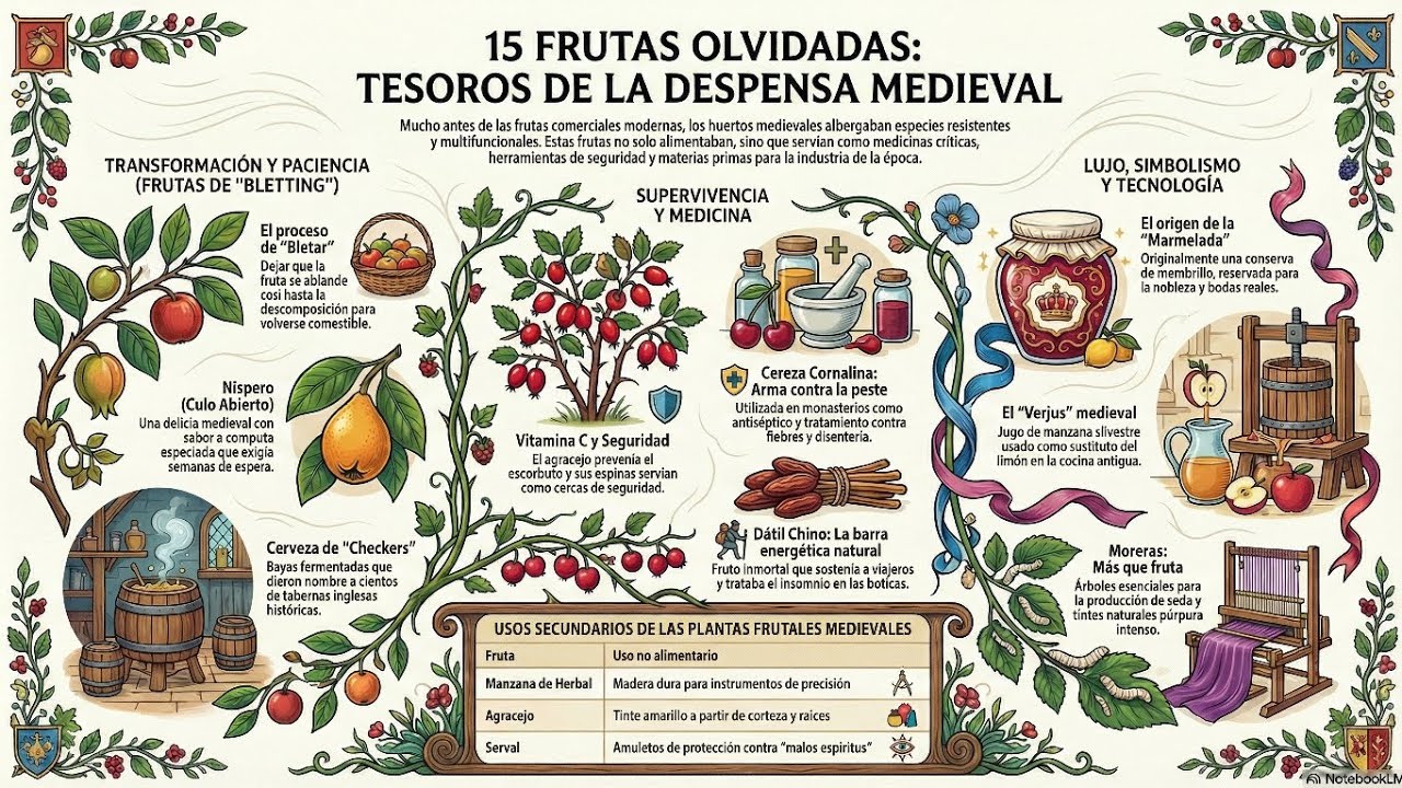 Cosechas Olvidadas: 15 Frutas Medievales que Vale la Pena Recuperar