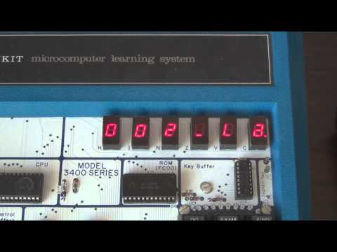 Programming Heathkit ET-3400A microprocessor trainer