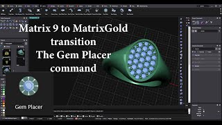 Matrix 9 to MatrixGold The Gem Placer command screenshot 4