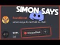 SIMON SAYS IN DISCORD AGAIN! (INTENSE COMPETITION)