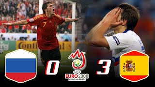 The night Spain beat Russia and denied them the dream of reaching the Euro 2008 final
