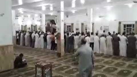 تلاوة جميله مع الشيخ سامر في جامع سعد ابن ابي وقاص
