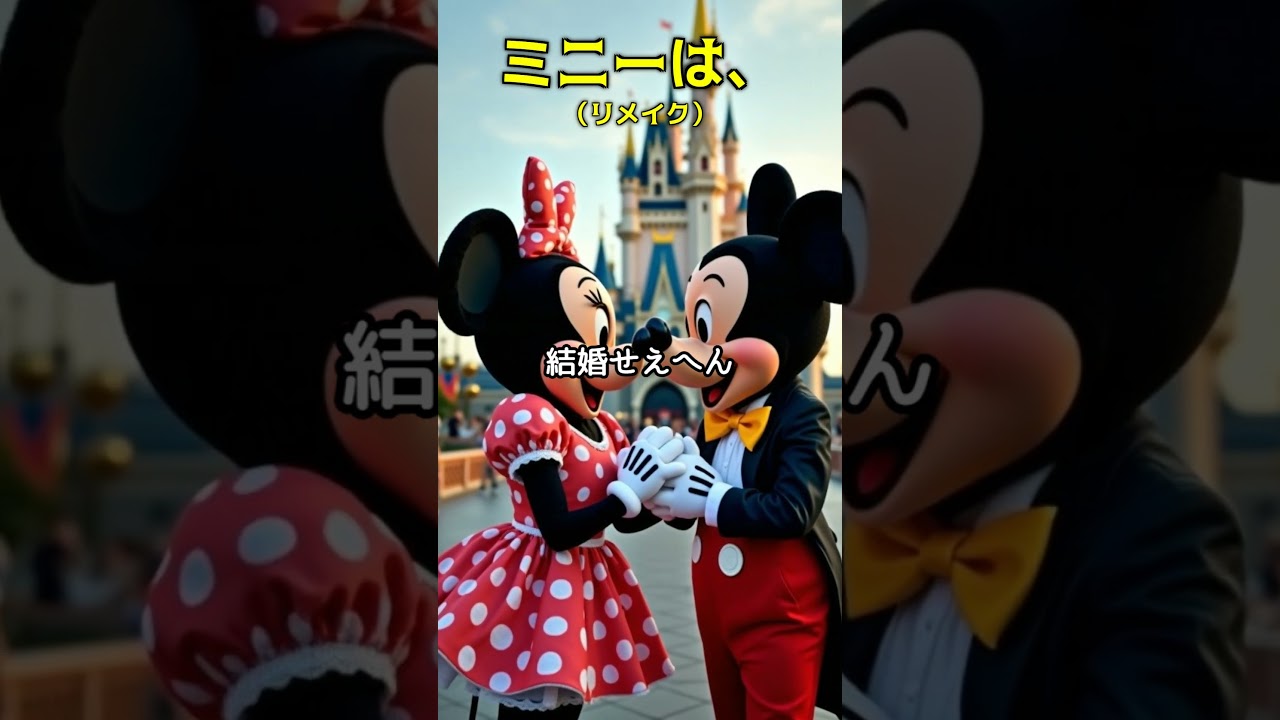 ミニーは、リメイク #ミニー #ミッキー #ディズニー