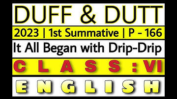 Duff and Dutt 2023 Class 6 English | Duff and Dutt 2023 Class VI English Page 166