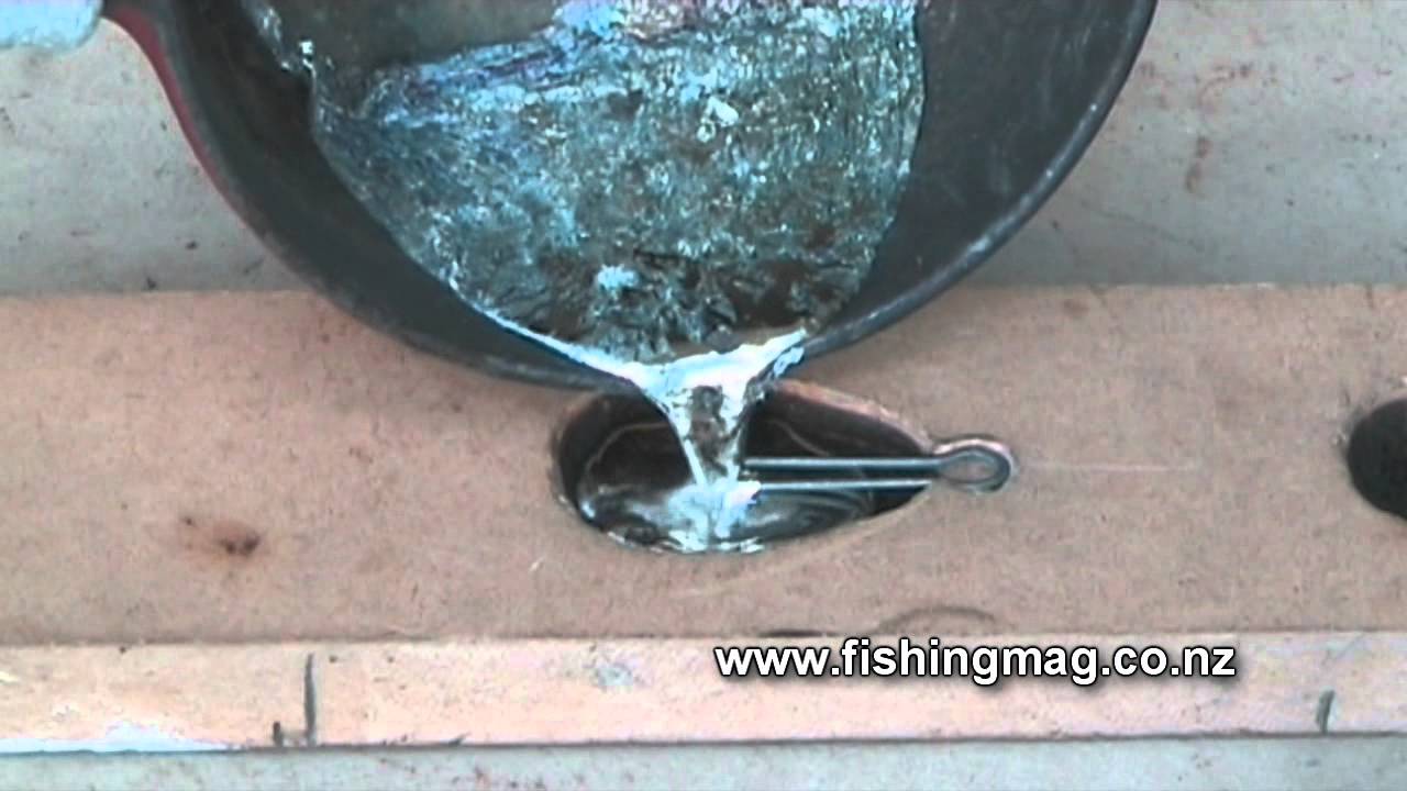 How to Make Lead Fishing Surfcasting Sinkers 