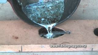 How to Make Lead Fishing Surfcasting Sinkers