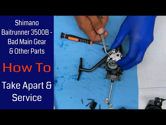 Shimano Baitrunner 3500B Gear Replace: How to take apart and